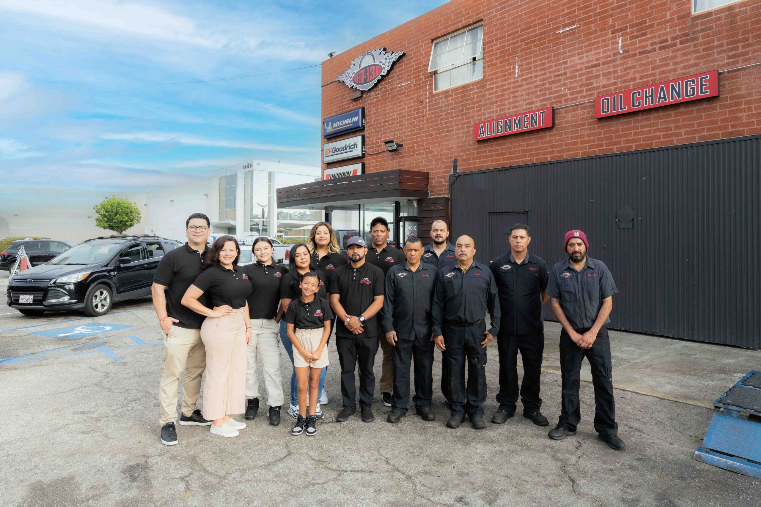 The working team behind Pitt Stop Auto Care