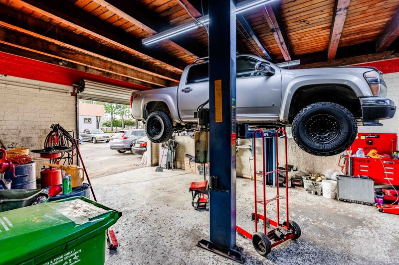 A GMC undergoing basic car repairs at Pitt Stop Auto
